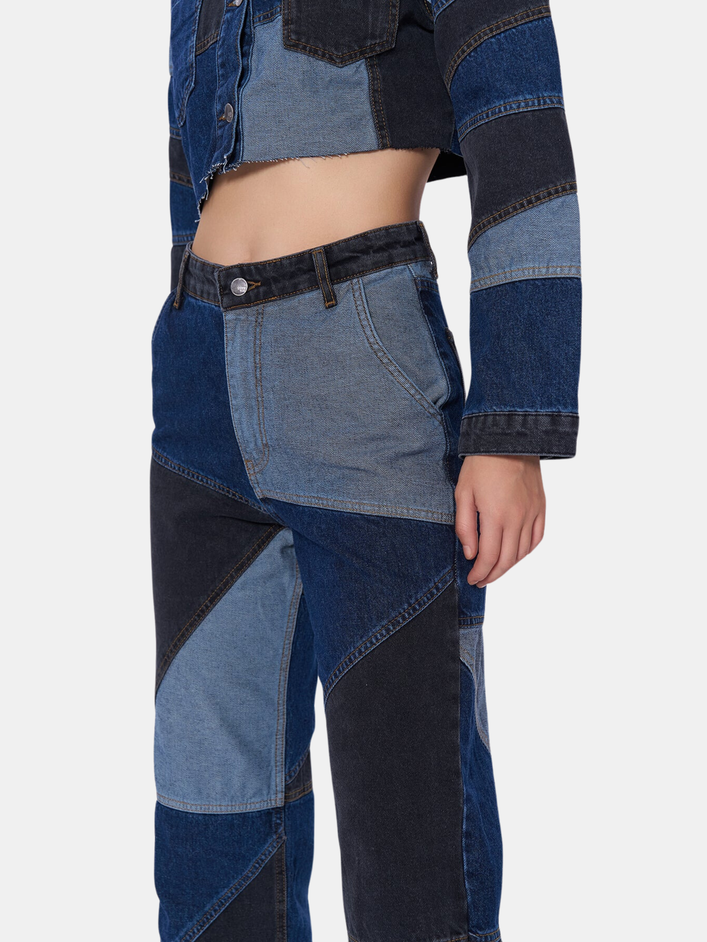 Dua Patch Straight Jeans 2