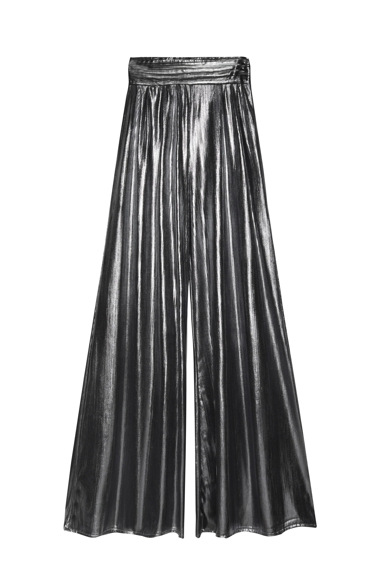 Phoebe Metallic Wide Leg Pants 3