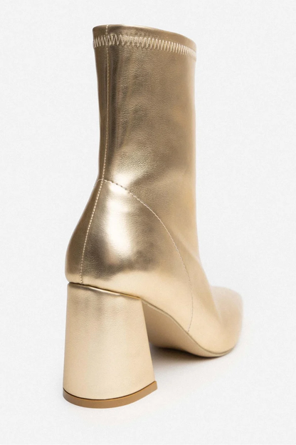 Sabrina Metallic Booties 3