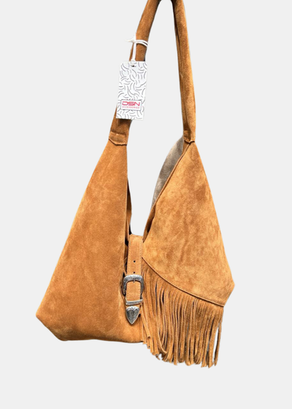 Tula Fringe Bag in Orange