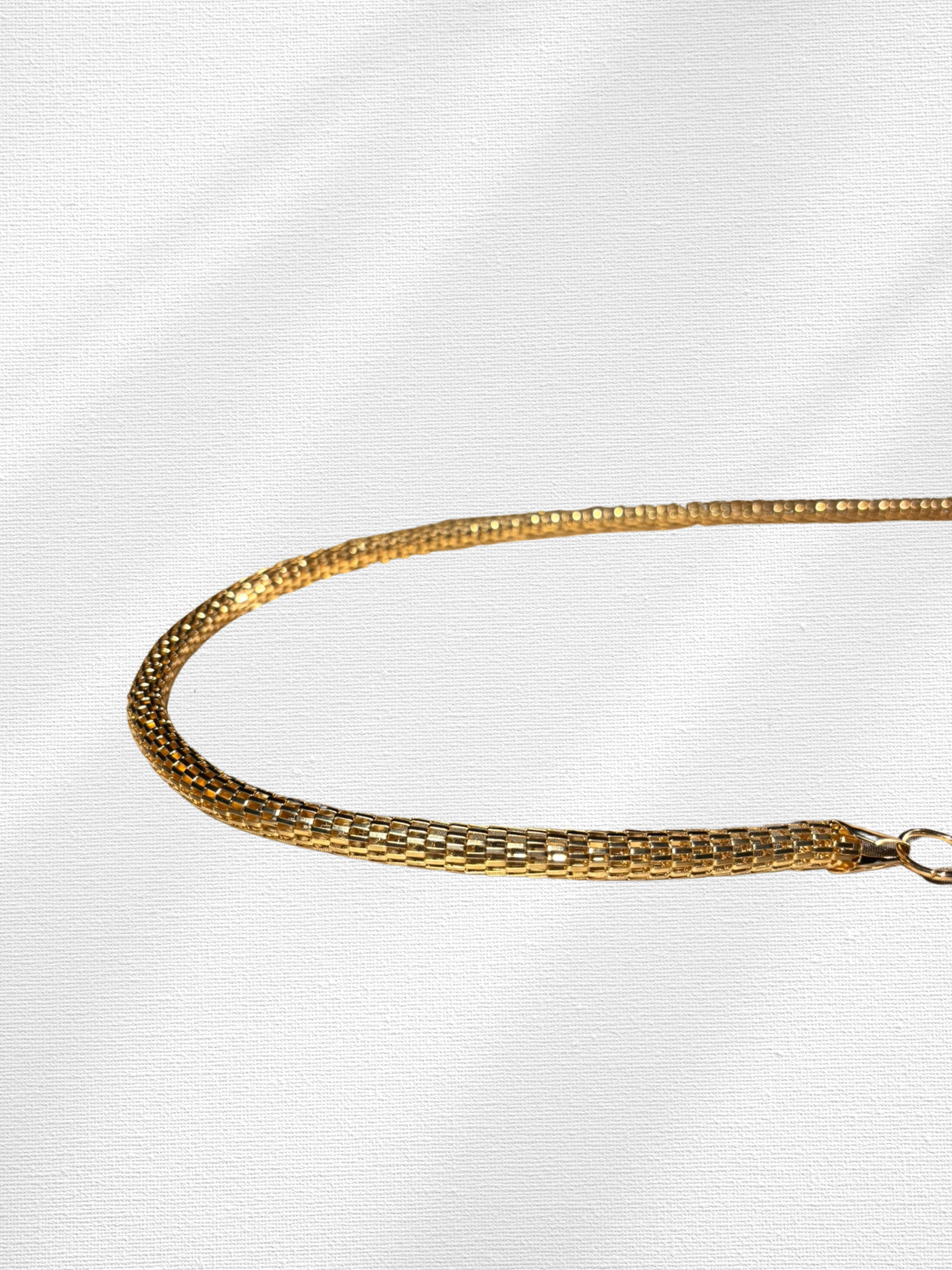 Valerie Hollow Snake Gold Body Chain