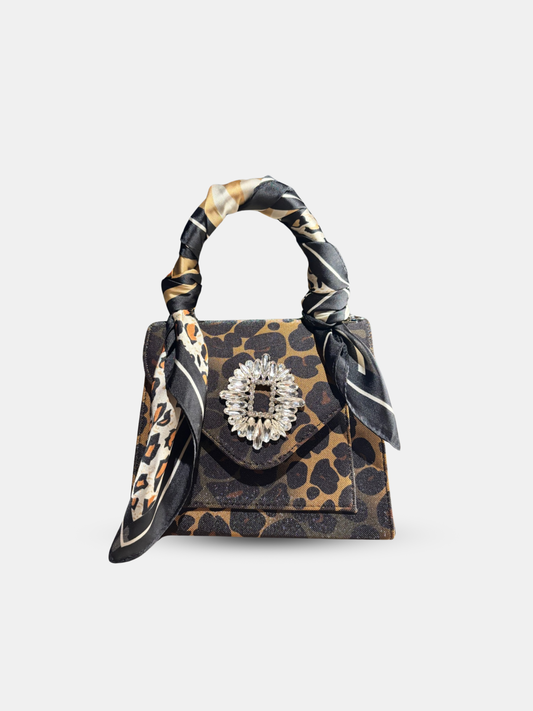 Elsa Wild Rebel Leopard Handbag