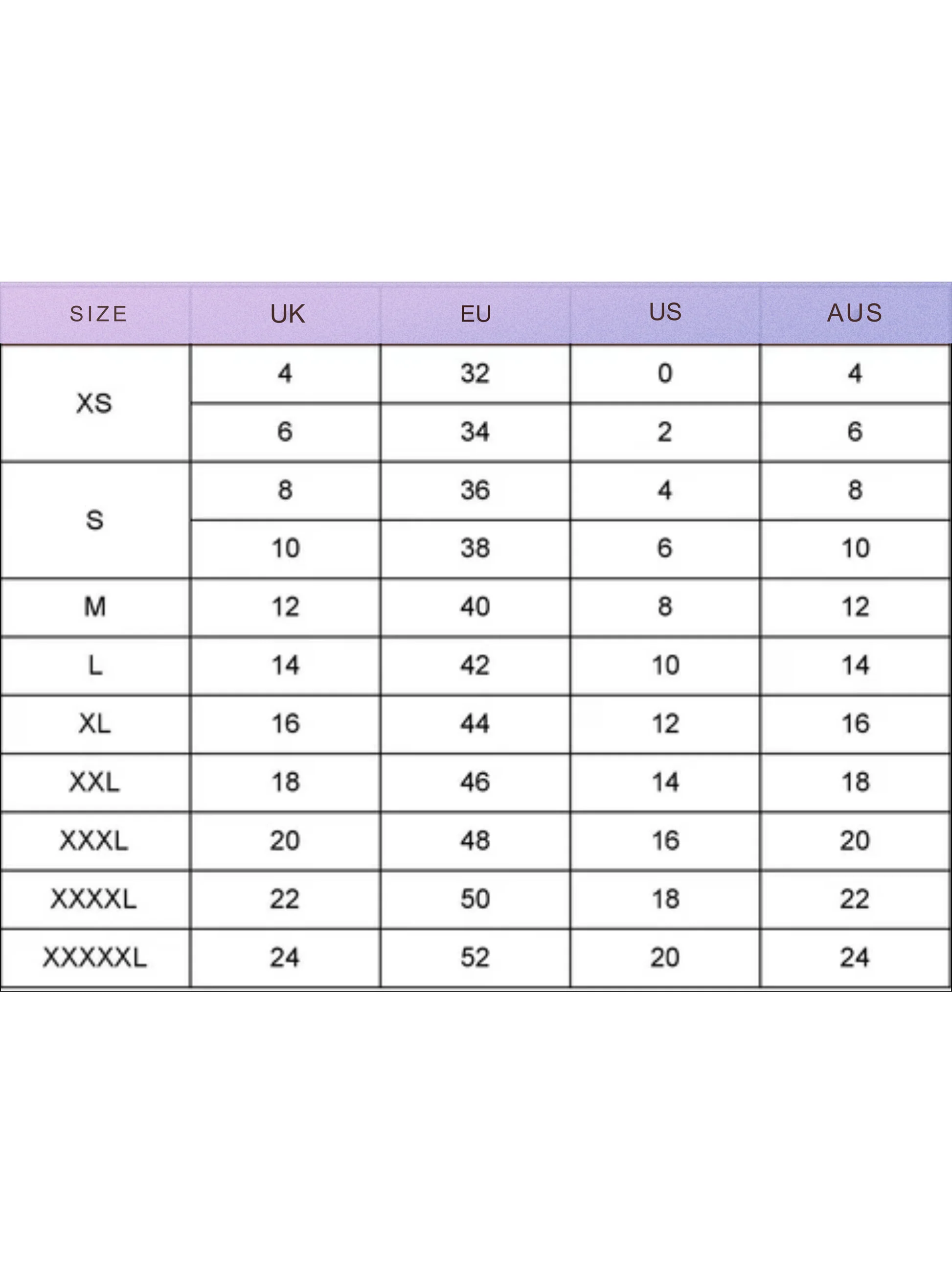 pants sizechart 2